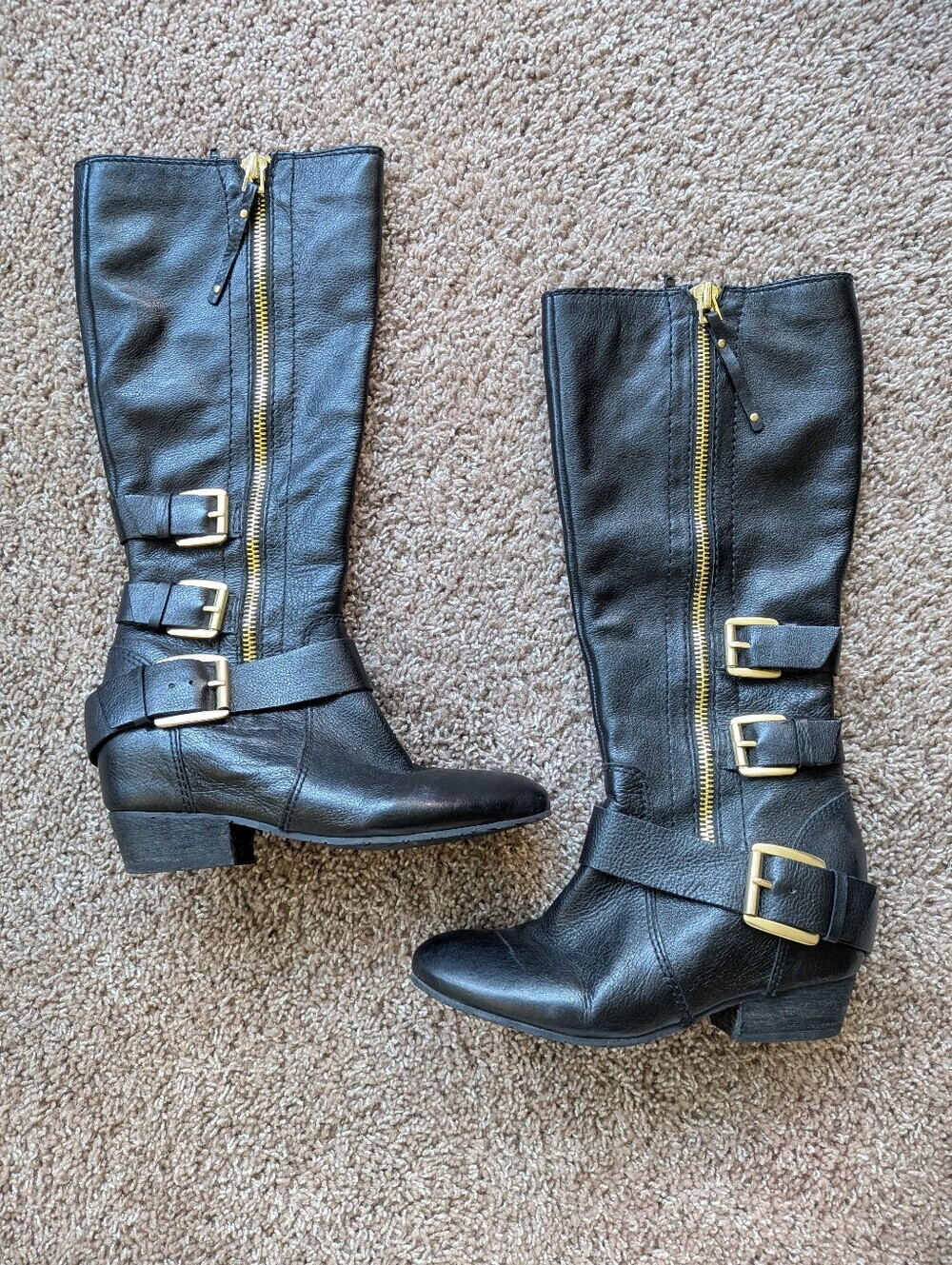 Naya Frankie Tall Leather Boots Women's 9M